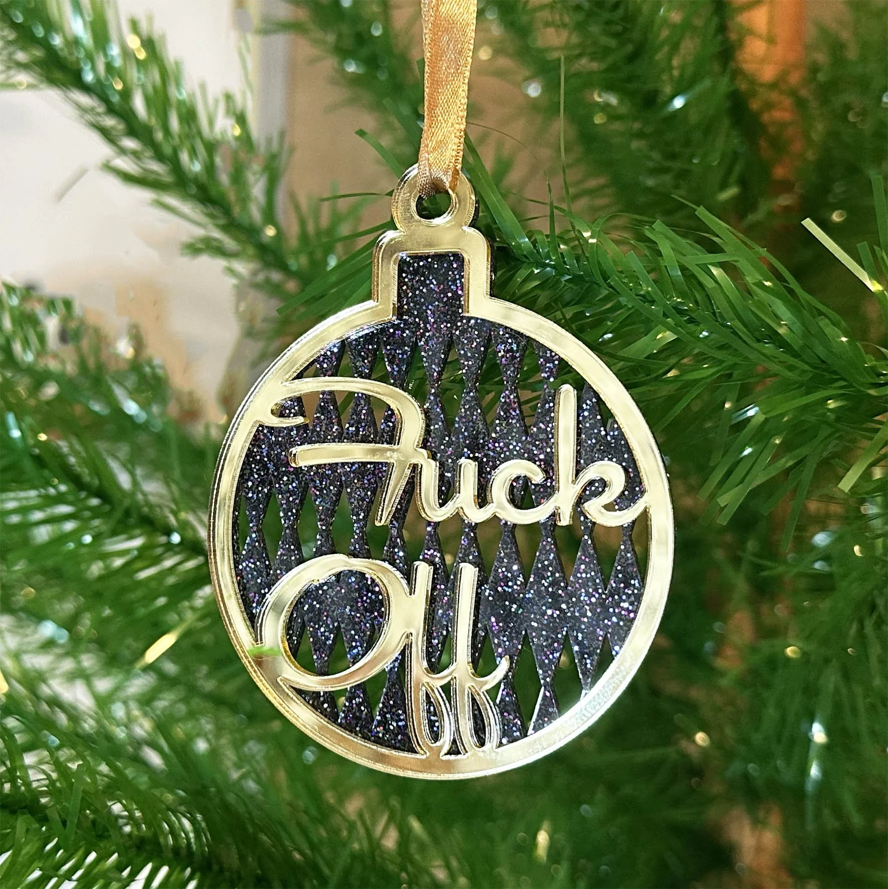 Fuck Off - Christmas Bauble
