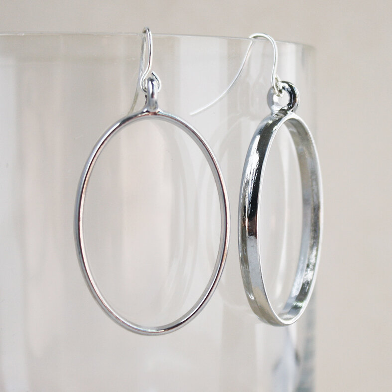 Earrings - Oval