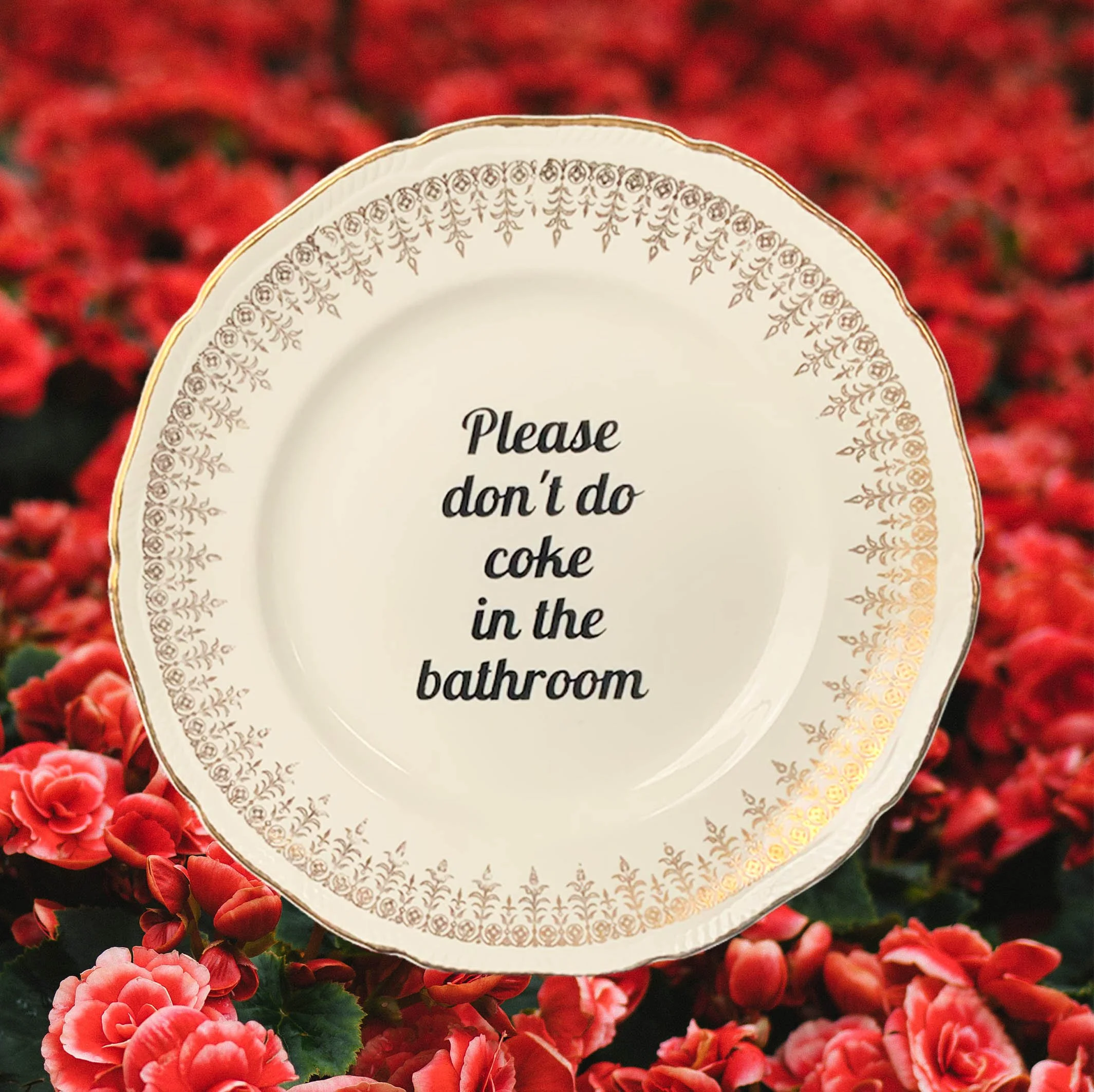 please don't do coke in the bathroom