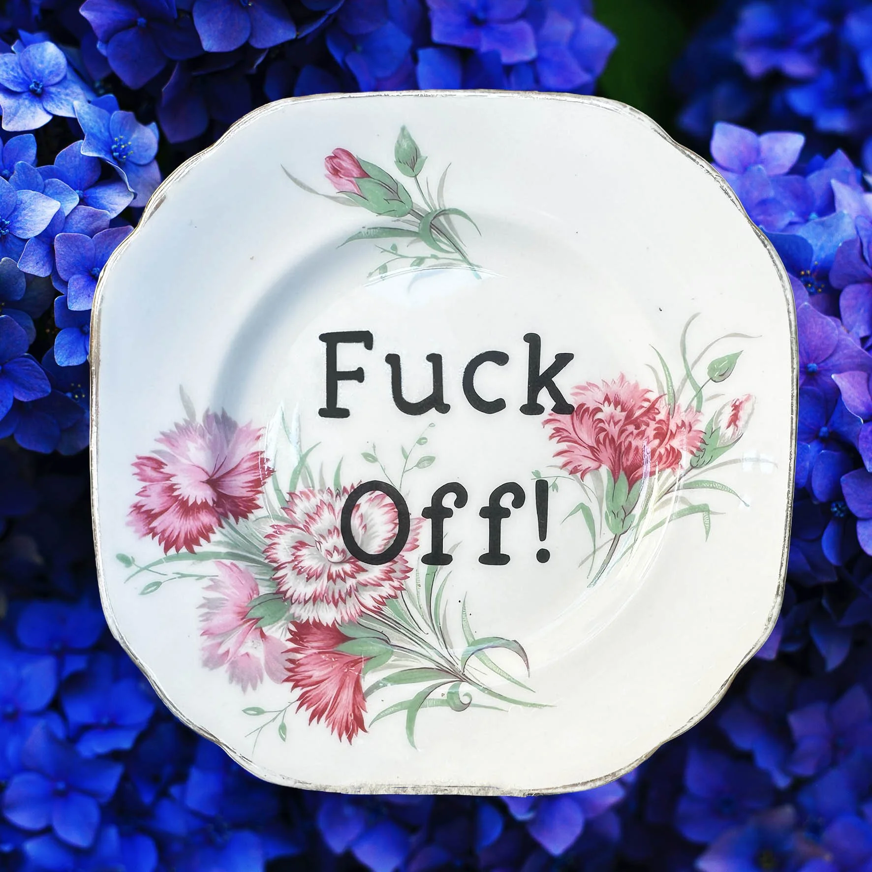 Fuck Off! - Decorative Plate