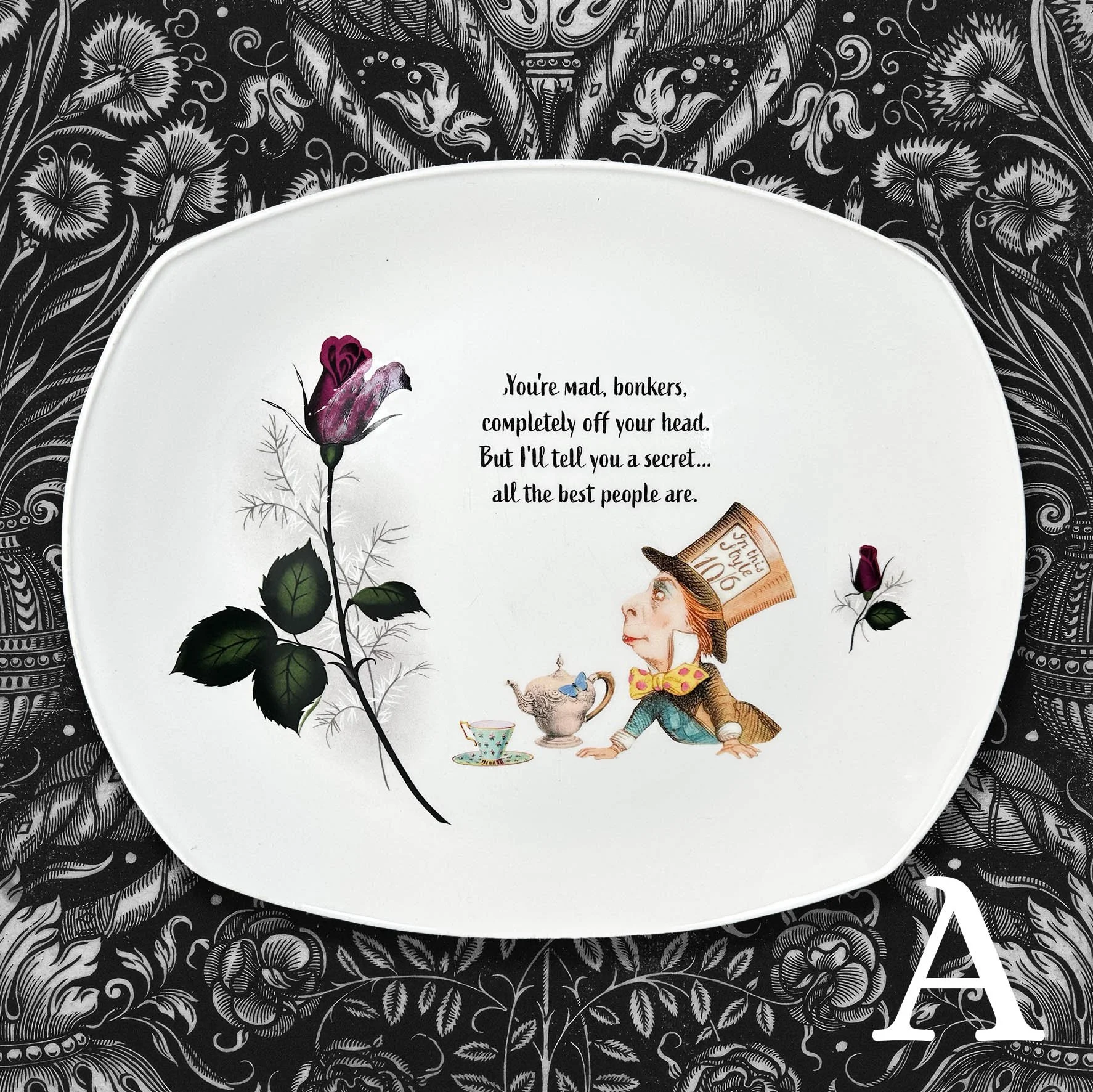 You’re Mad, Bonkers - Decorative Plate
