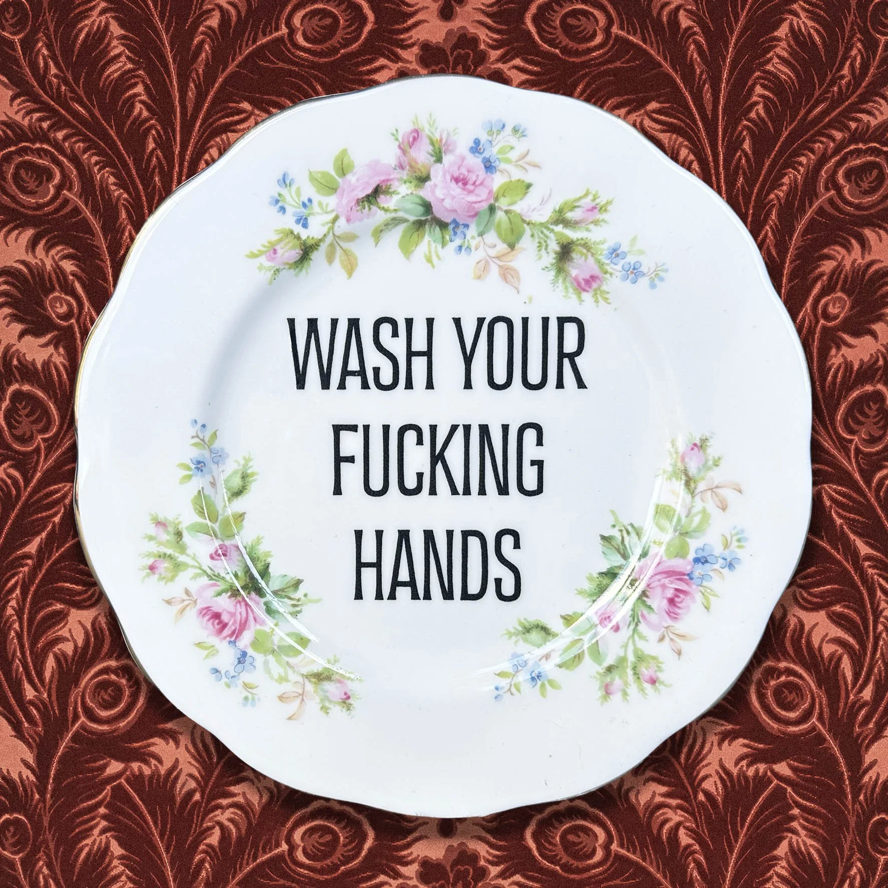 Wash Your Fucking Hands - Decorative Plate