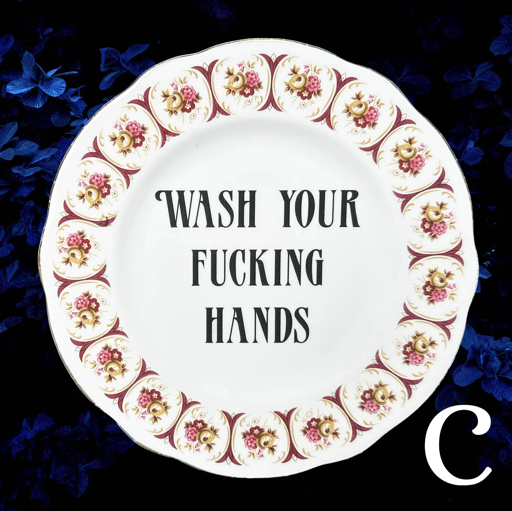 Wash Your Fucking Hands - Decorative Plate