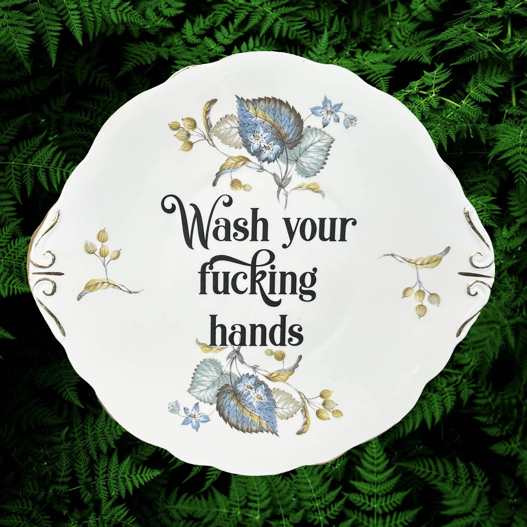 Wash Your Fucking Hands - Decorative Plate