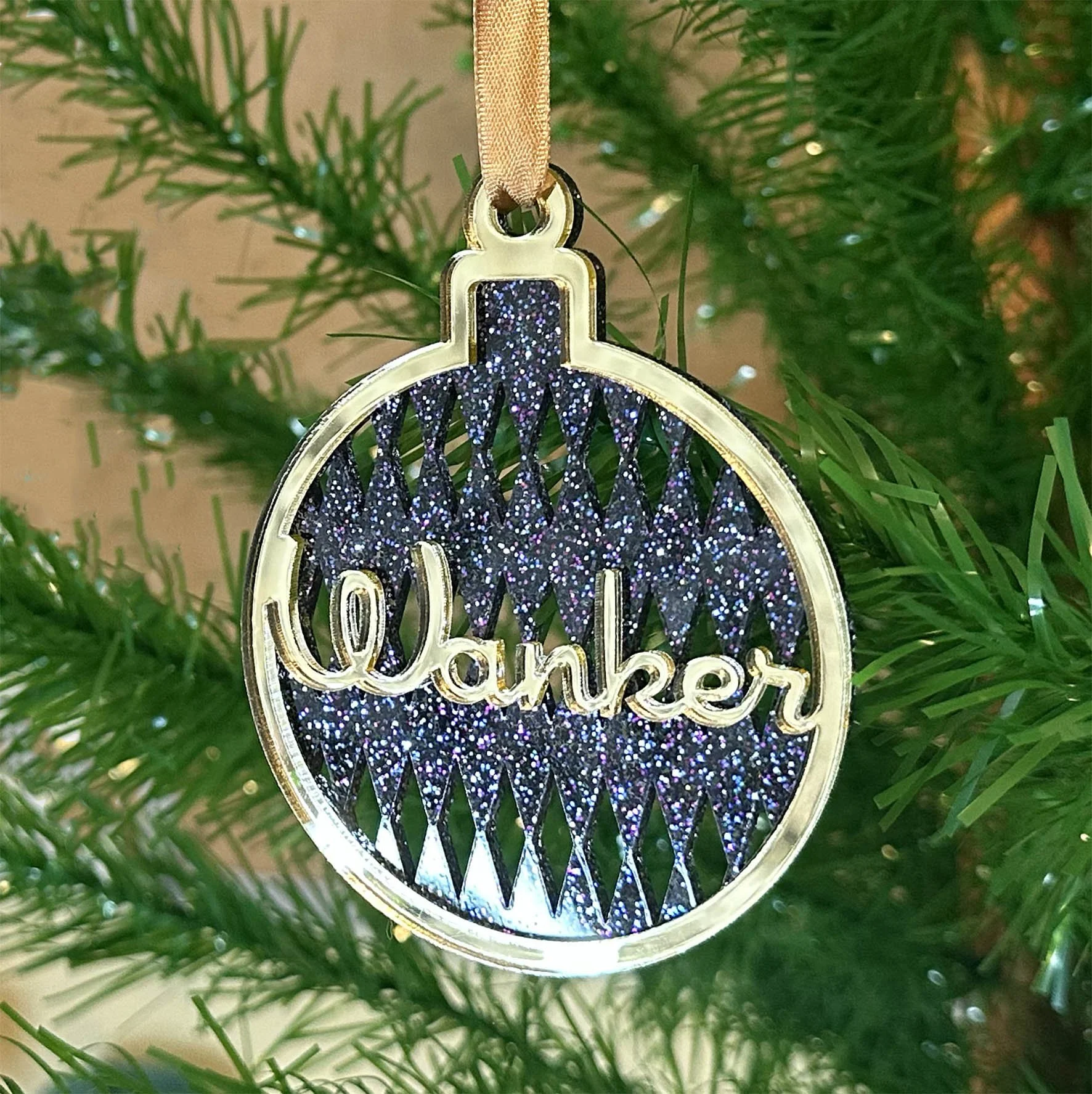 Wanker - Christmas Bauble