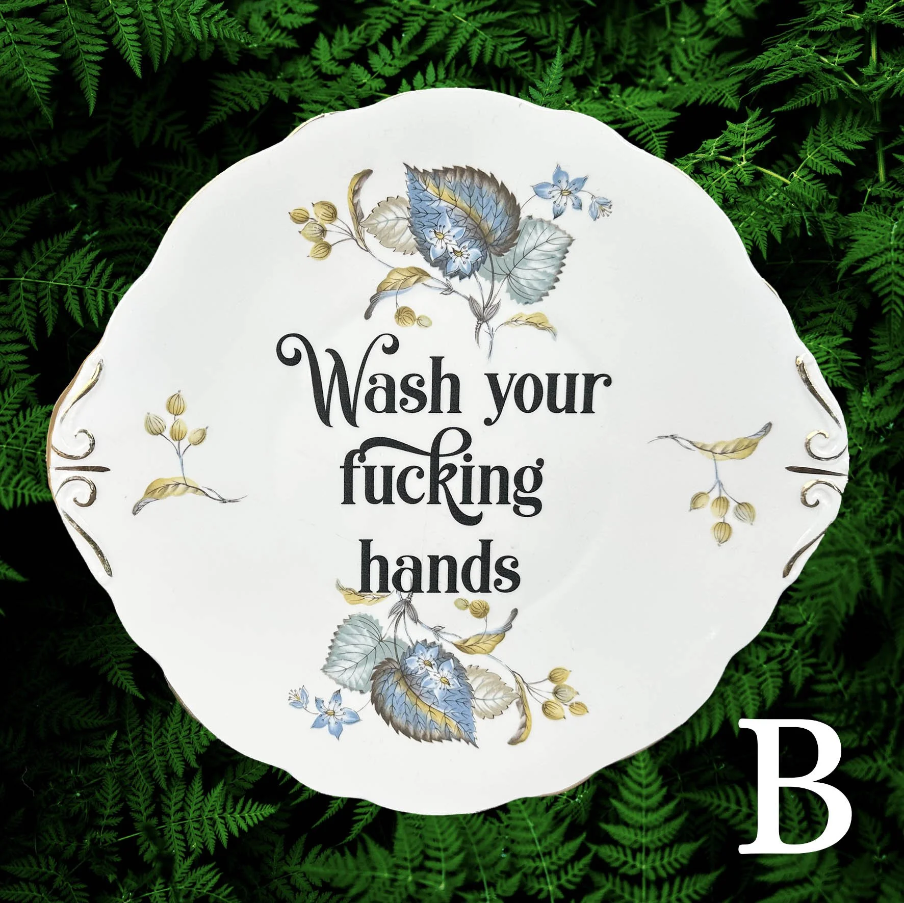 Wash Your Fucking Hands - Decorative Plate