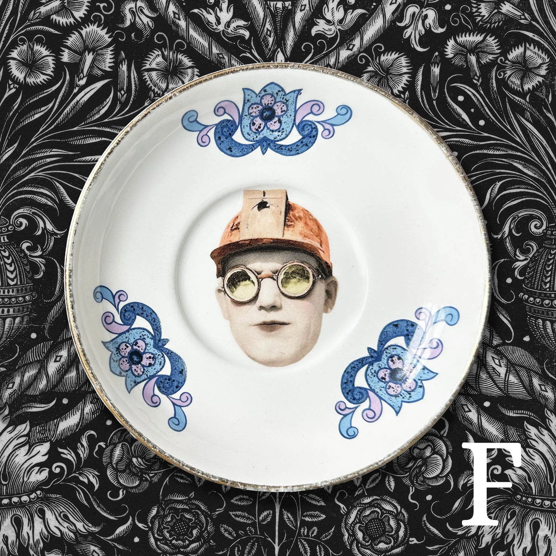 Hey There Funny Face - Saucer (5 Designs Available)