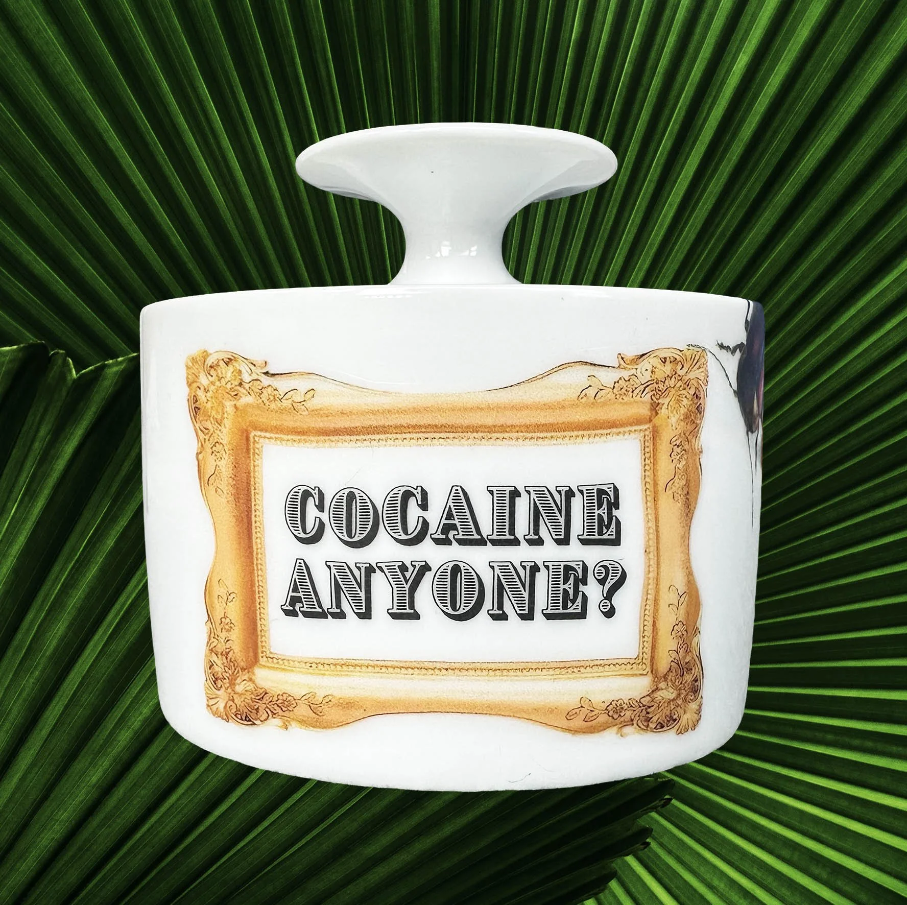 Cocaine Anyone? - Vintage Sugar Bowl