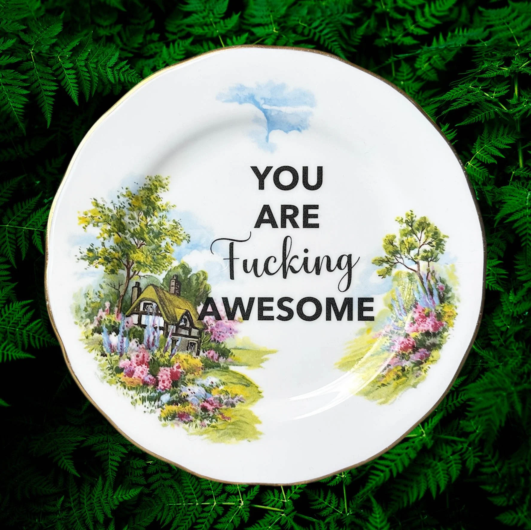 You Are Fucking Awesome - Decorative Plate