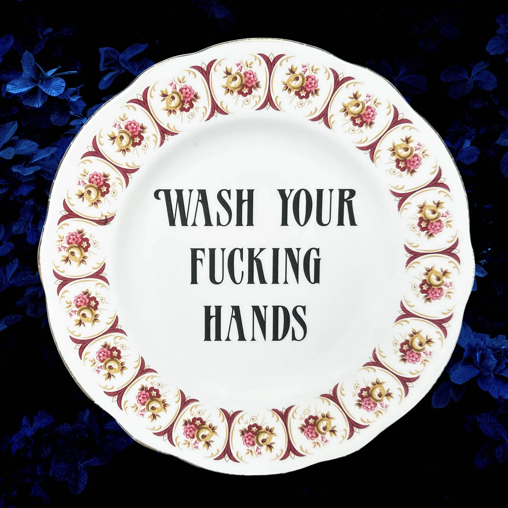 Wash Your Fucking Hands - Decorative Plate