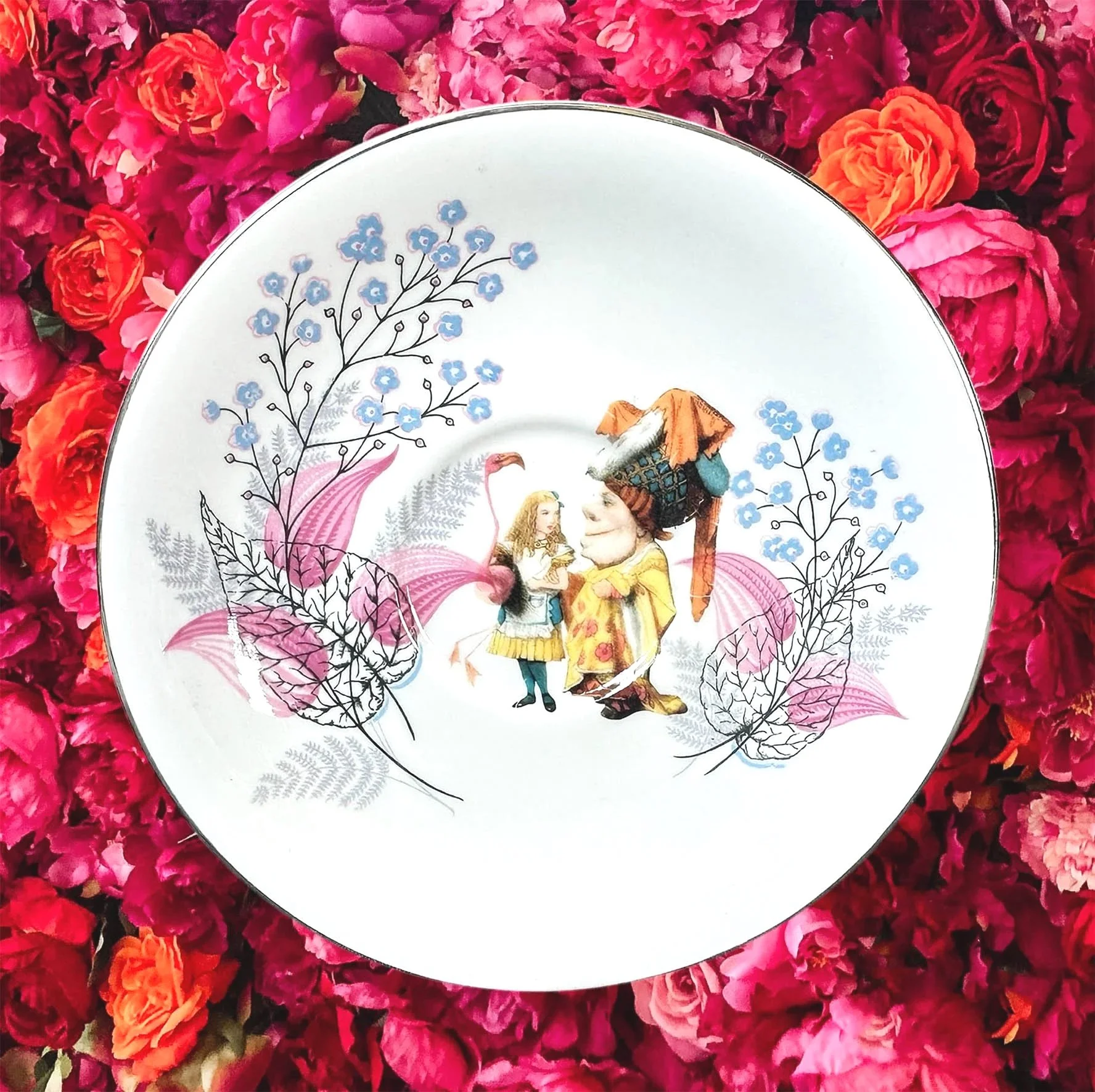 a picture of Alice and The Red Queen from Alice In Won