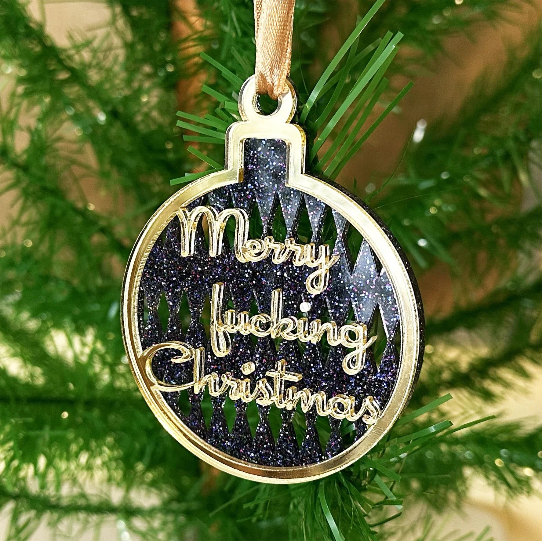 Merry Fucking Christmas - Christmas Bauble
