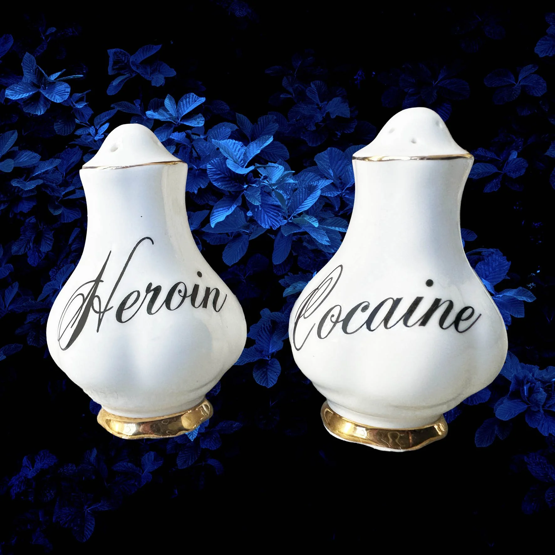 Heroin Cocaine - Salt & Pepper Shakers