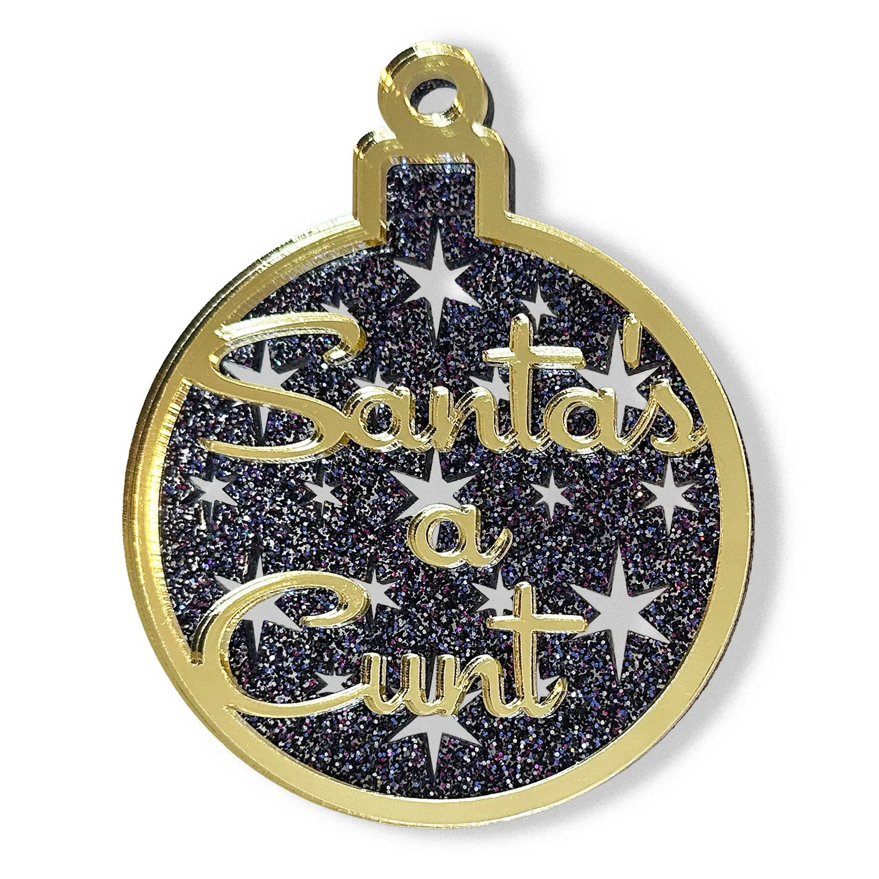 Xmas_bauble_santas_a_cunt_gold_purpleA2.jpg