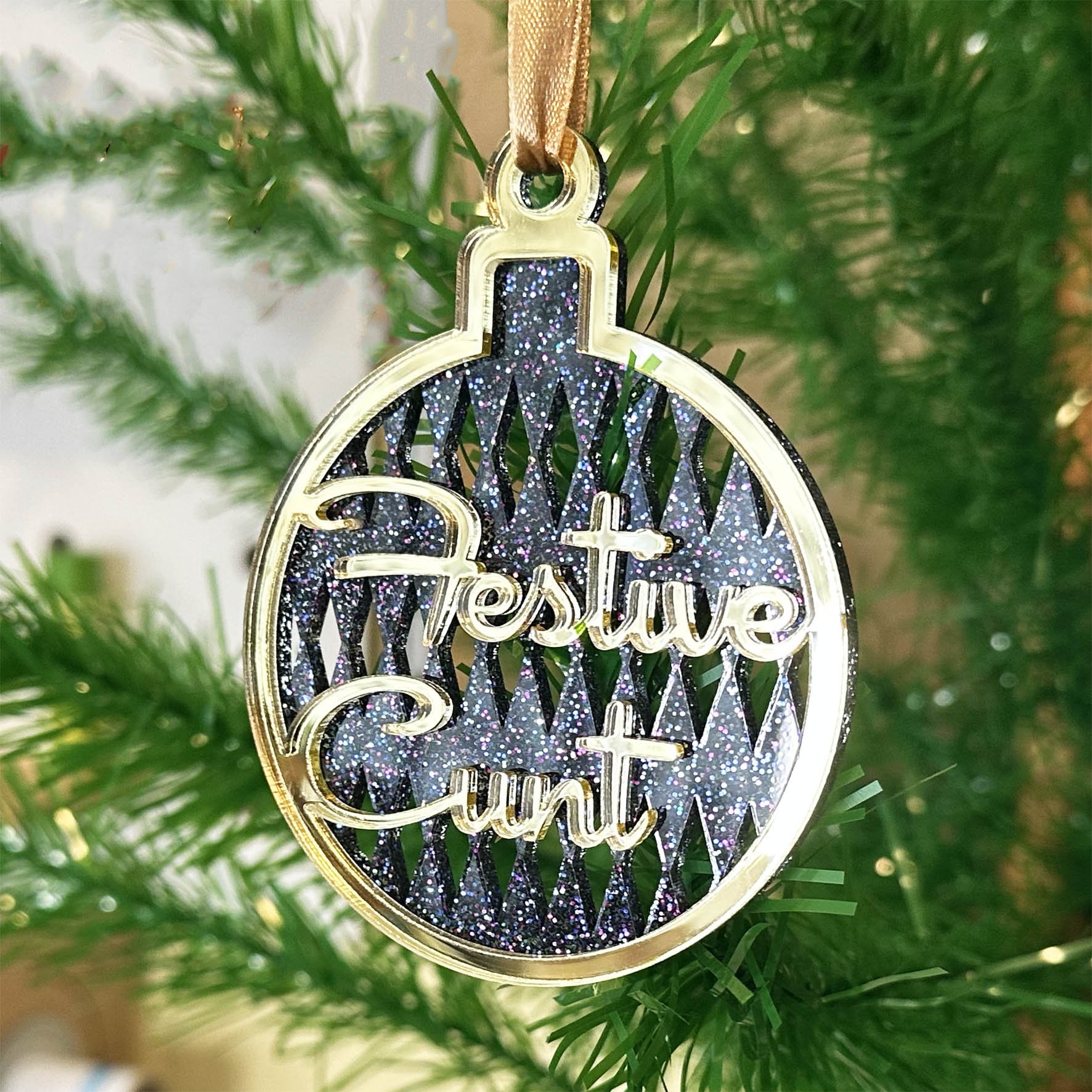 Festive Cunt - Christmas Bauble