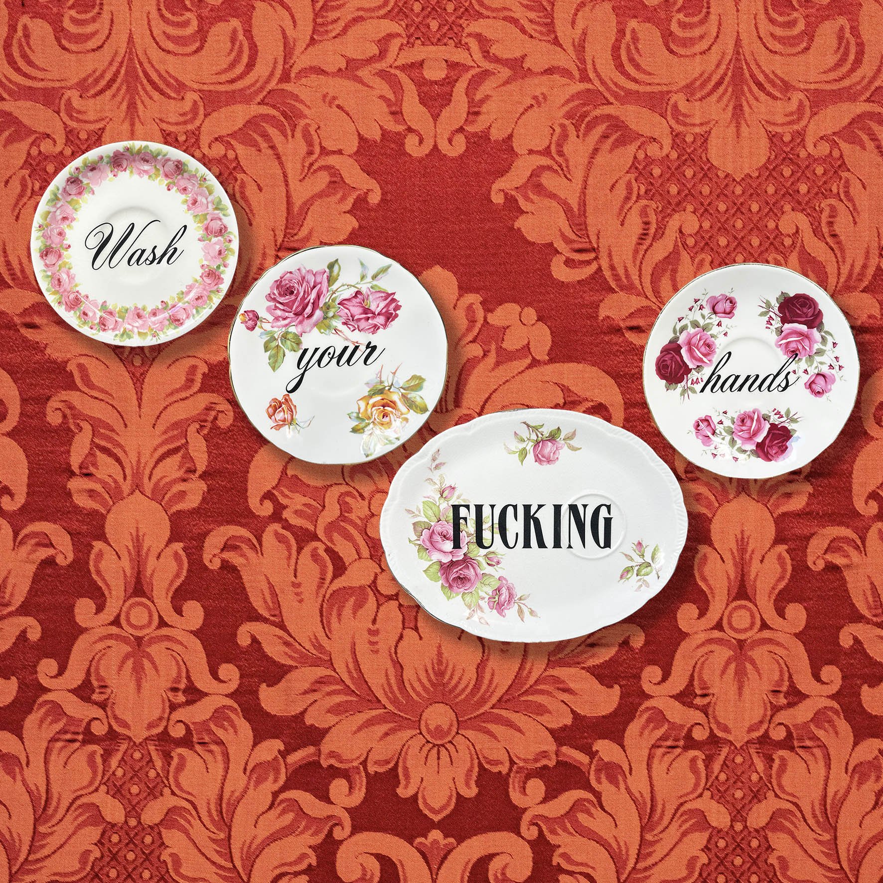 Wash Your Fucking Hands - Plate Set