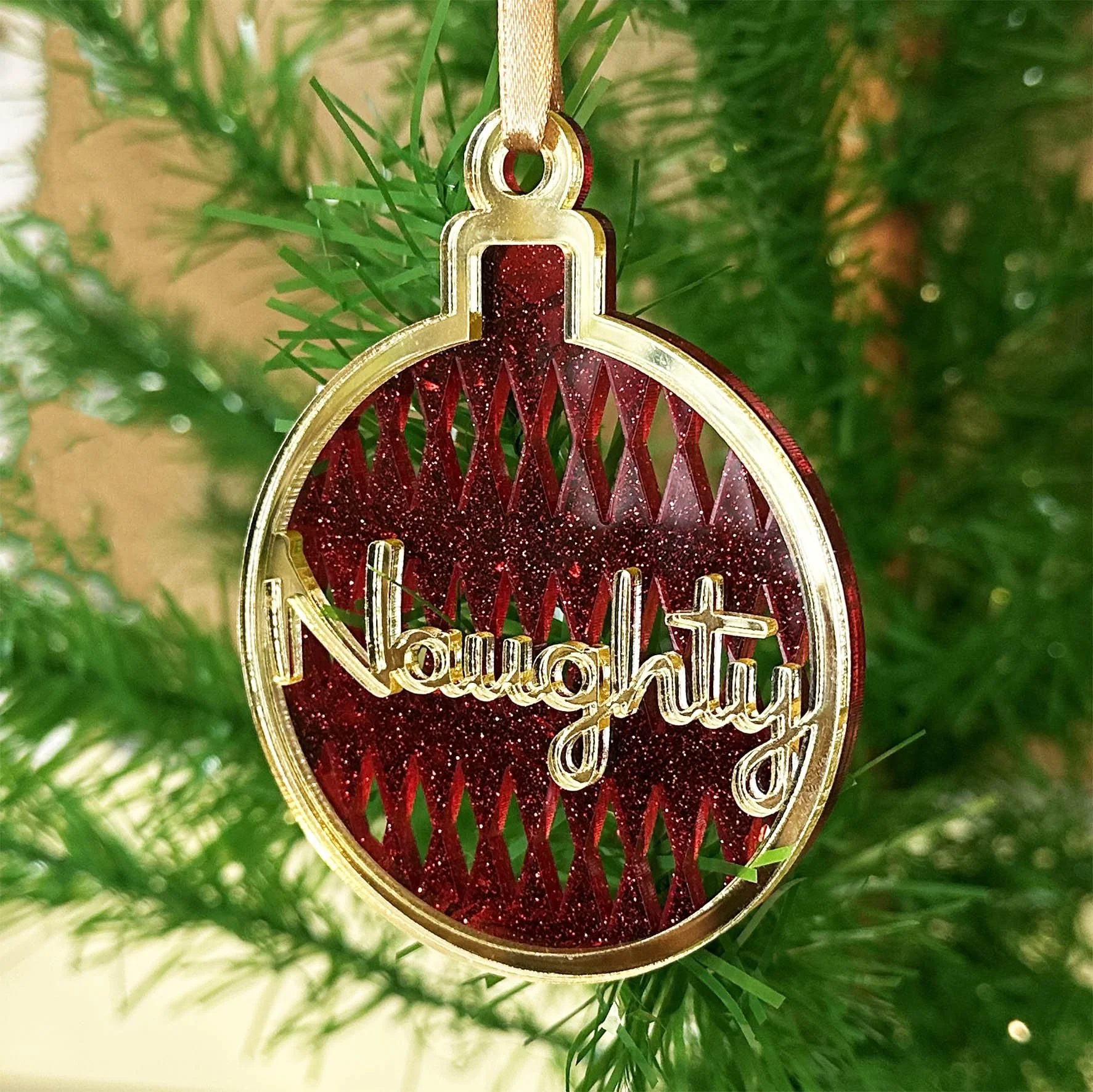 Naughty - Christmas Bauble