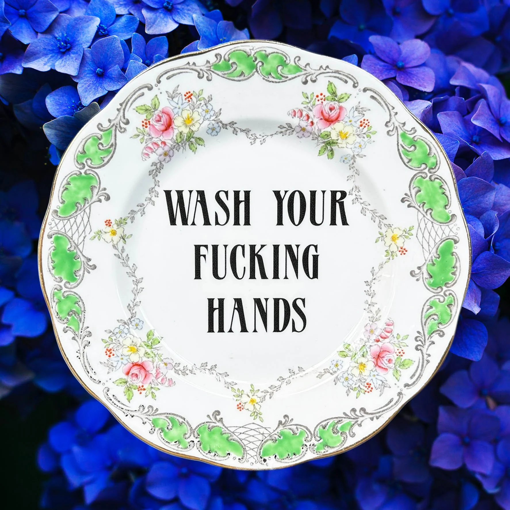 Wash Your Fucking Hands - Decorative Plate