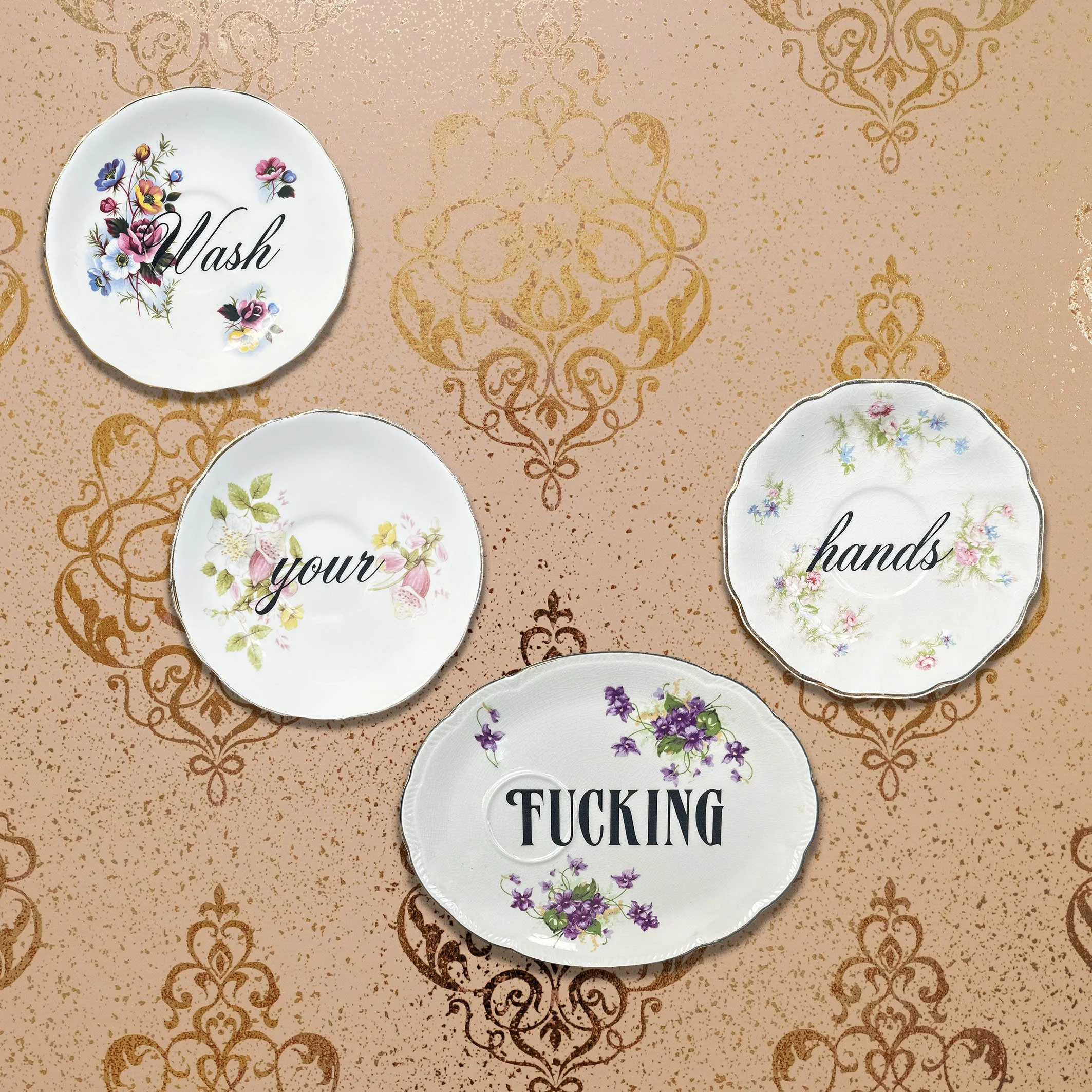 Wash Your Fucking Hands - Plate Set