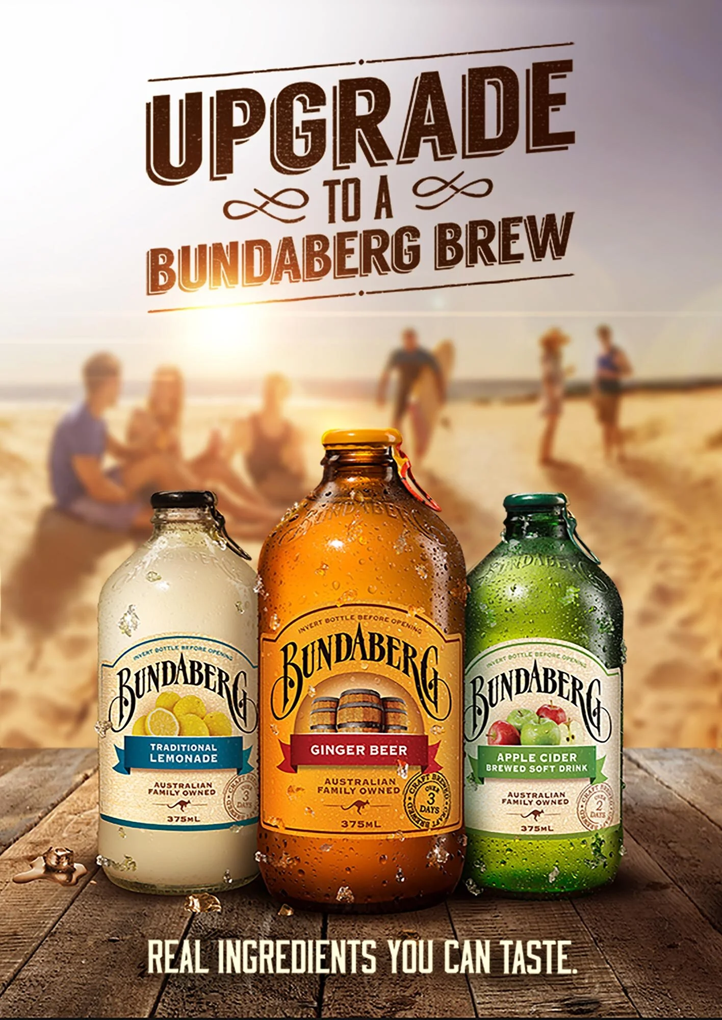Erik Williamson Photographer | Advertising Photography | Bundaberg Ginger Beer | beach
