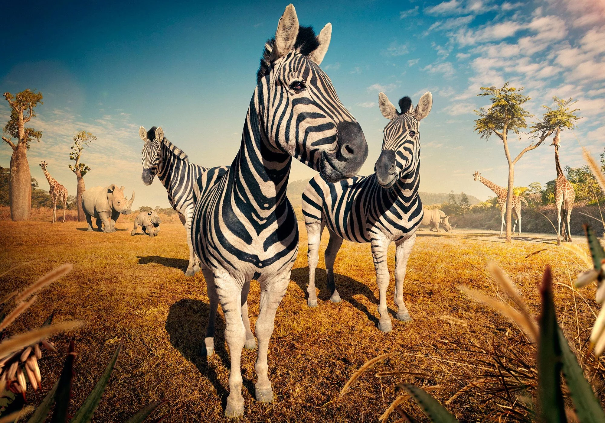 Erik Williamson Photographer | Advertising Photography | Australia Zoo | Zebras