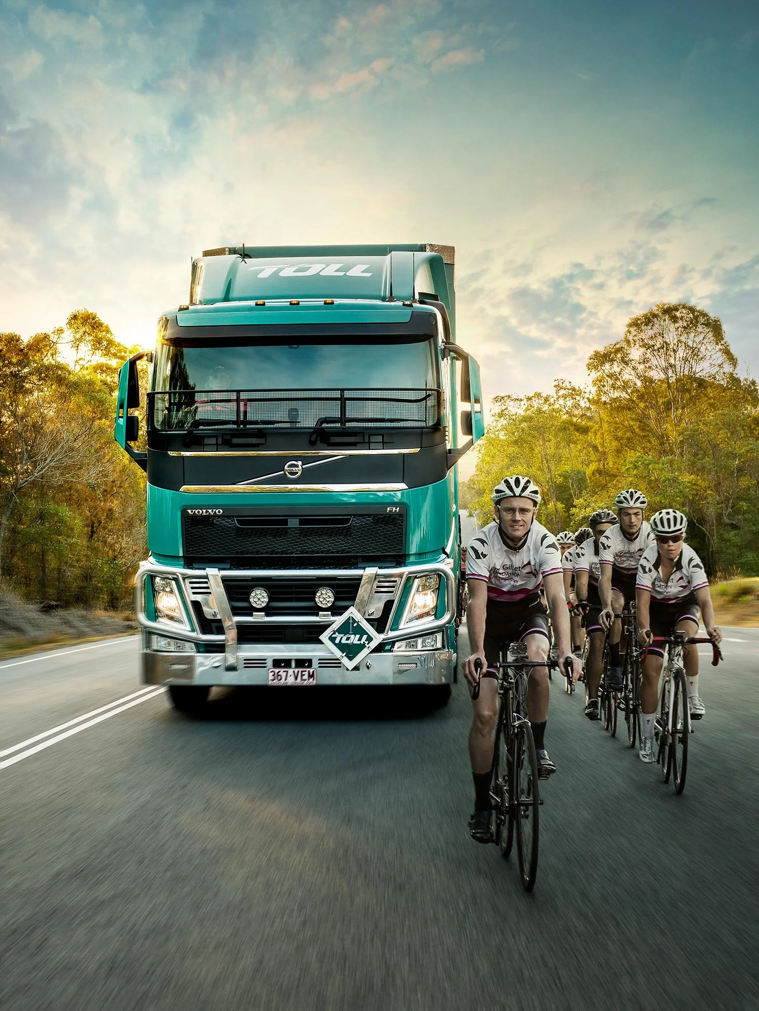 Erik Williamson Photographer | Advertising Photography | Volvo | Bike Safety