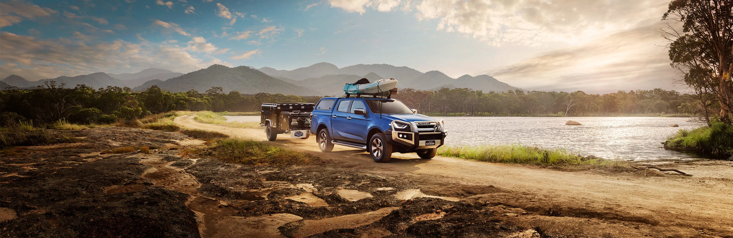 Erik Williamson Photographer | Automotive Photography | Isuzu | DMAX | Towing camper trailer