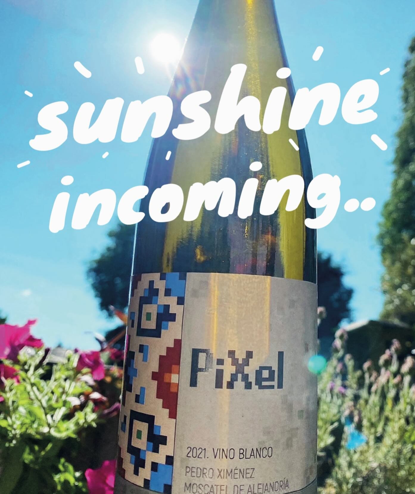 Apparently it&rsquo;s going to be sunny tomorrow! ☀️❤️☀️&hellip;pop something nice in the fridge 

Pixel :  Its aroma reveals juicy flavours of white and citric fruits, crunchy apple. Concentrated white blossom with a sweet background of fresh pineap