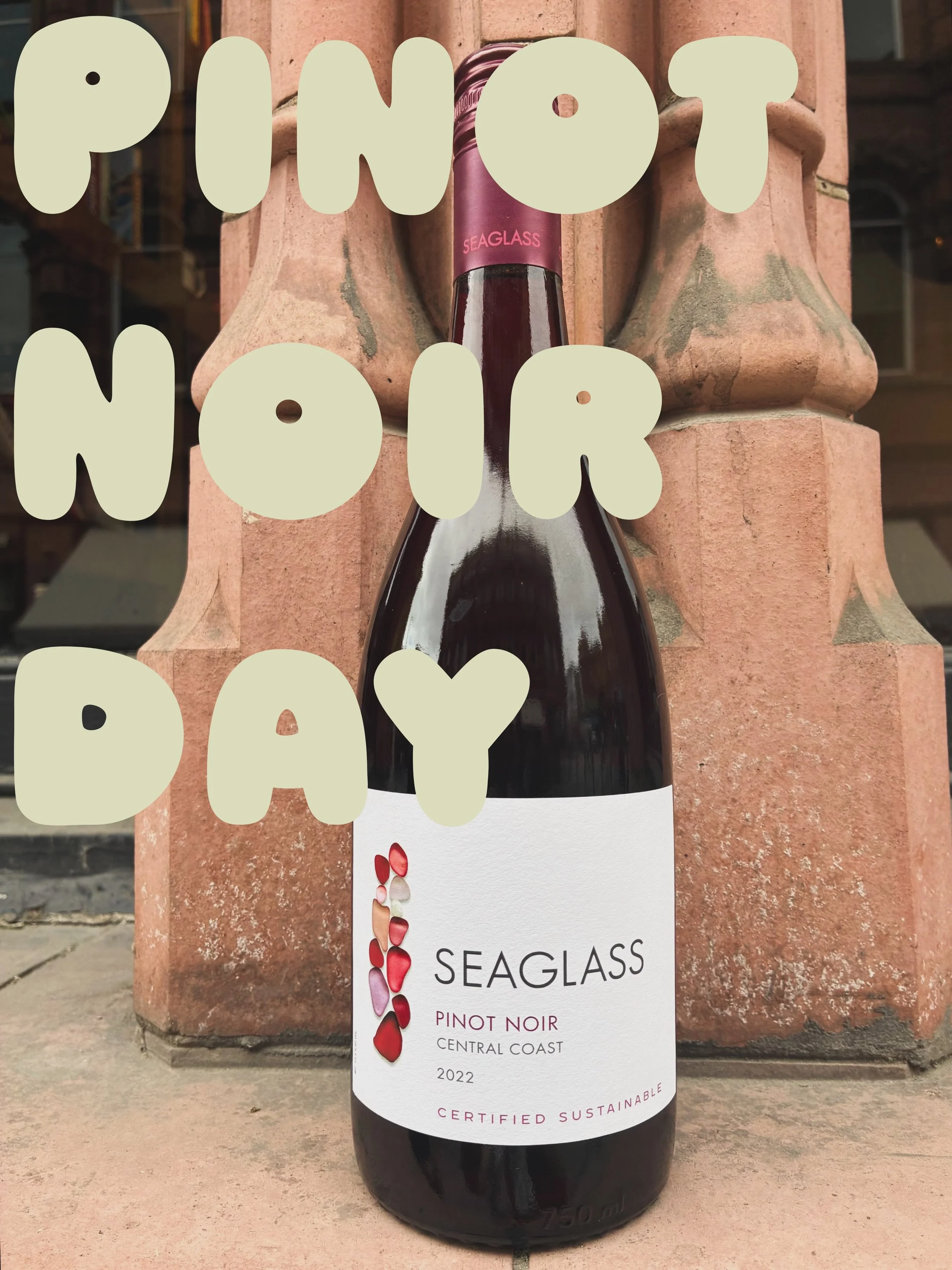 Happy International Pinot Noir day!

Wild Folk Nouveau Pinot Noir
Wrattonbully, Australia

Seaglass Pinot Noir
Central Coast, USA

Red Hut Pinot Noir
Central Otago, New Zealand

New world Pinots - unlike a classic light Pinot, these are much juicer, 