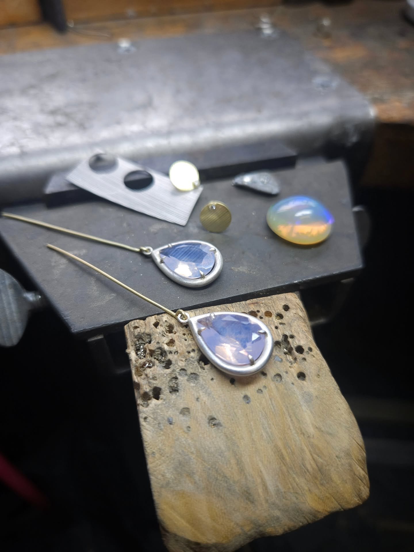 I&rsquo;ve been experimenting with some new pieces, working towards a small release in March.

The shapes are strong and simple, with a rounded, sculptural feel.

As always,  I&rsquo;m focusing on balance and contrast&mdash; the weight of each stone,