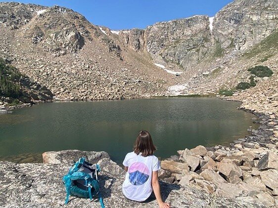 This is our incredible collaborator Marley @m.s_artworks 

Marley is based in Leadville, Colorado and loves biking, skiing, hiking, trail running, anything outdoors - you name it! 

We&rsquo;re blessed to work with Marley on two of our current tees -