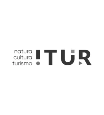 Logo con le parole 'natura', 'cultura', 'turismo' e il nome 'I.TUR' scritto in caratteri grandi.