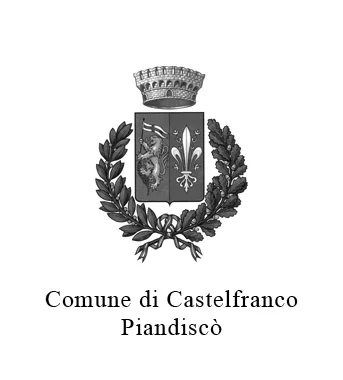 Simbolo del Comune di Castelfranco Piandiscò con lo stemma e la scritta
