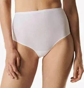 Soft Stretch High Waisted Briefs White