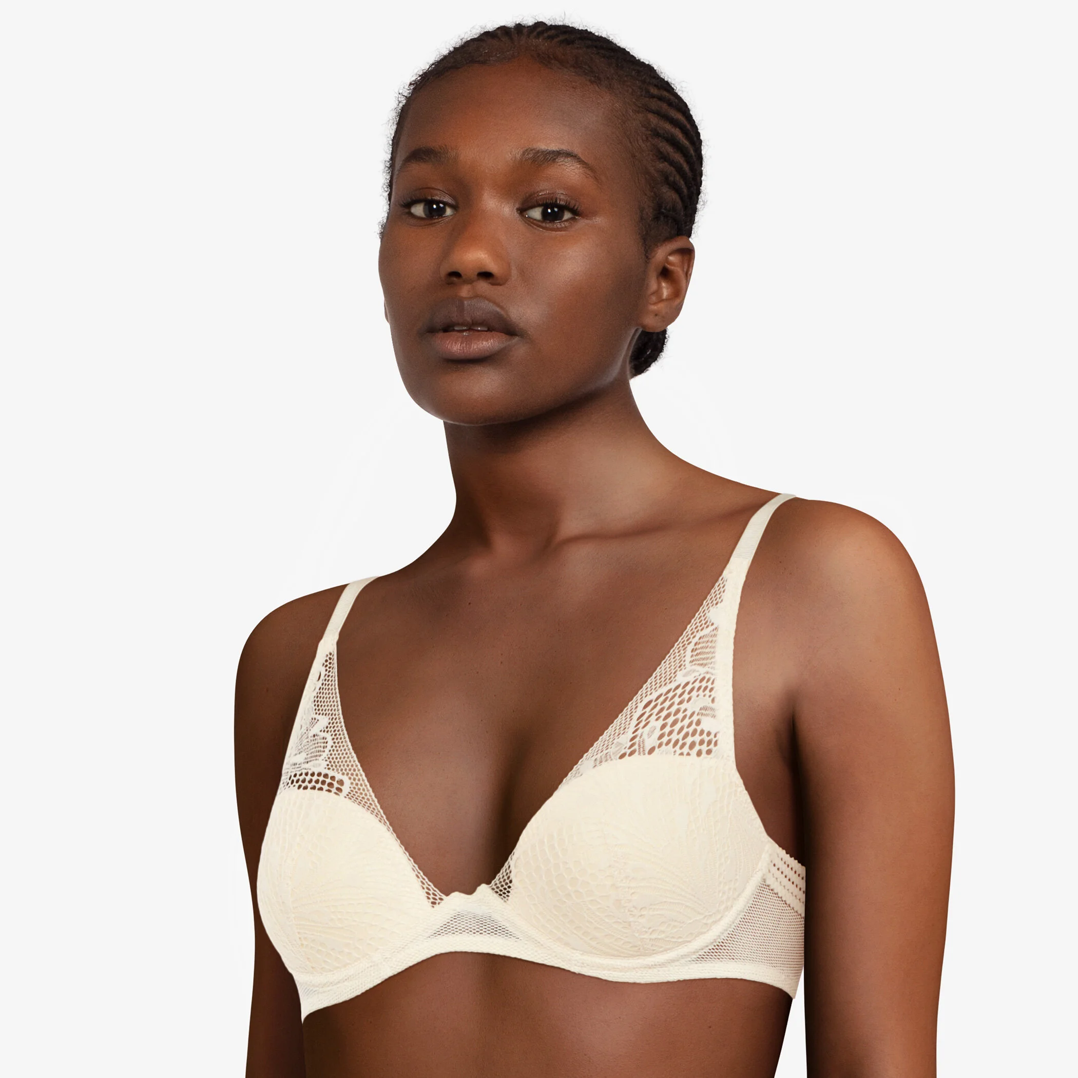 Passionata Thelma Plunge Bra Pearl