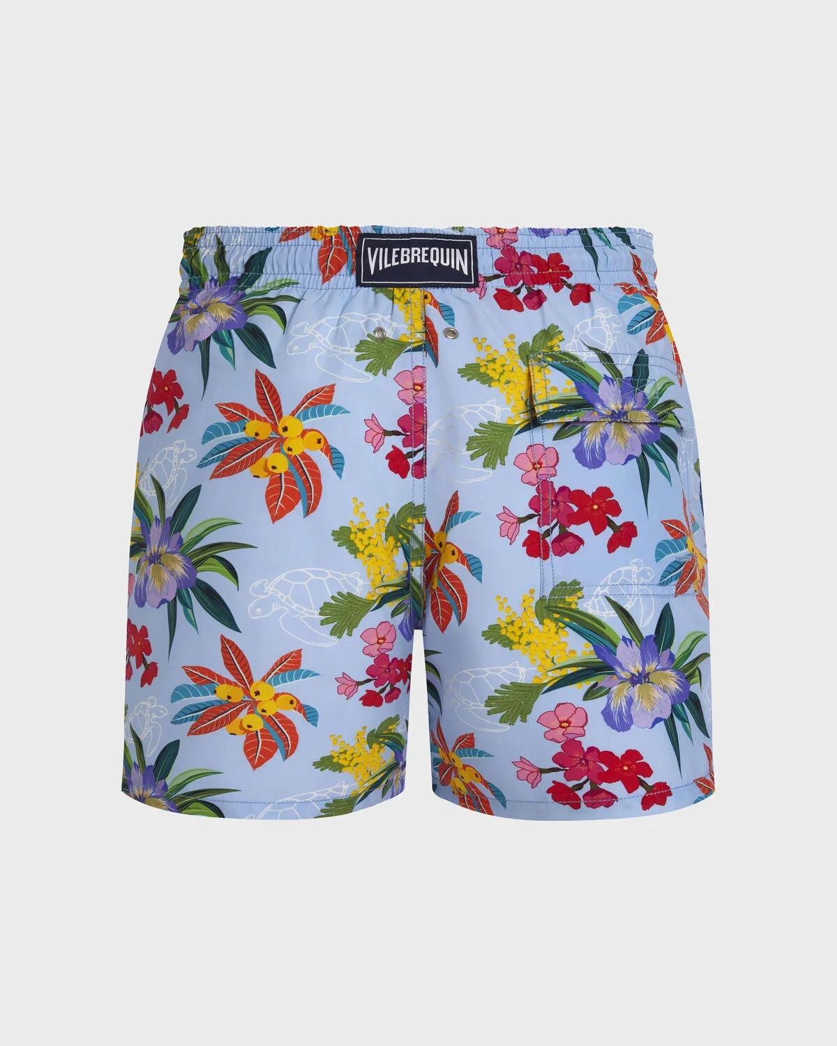 Men Swim Shorts Garden Turtles- Blue Flax flower £250.00