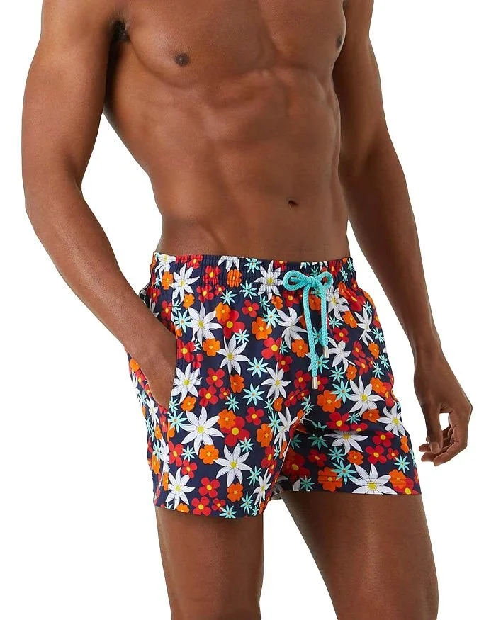 Moorise 1998 Perroquets Floral Swim Trunk
