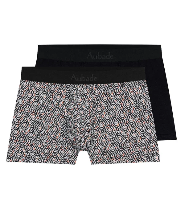 Aubade Homme  Two boxers pack XB58T_PATT