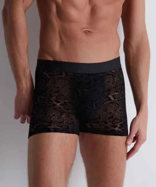 Homme Boxer Black Python