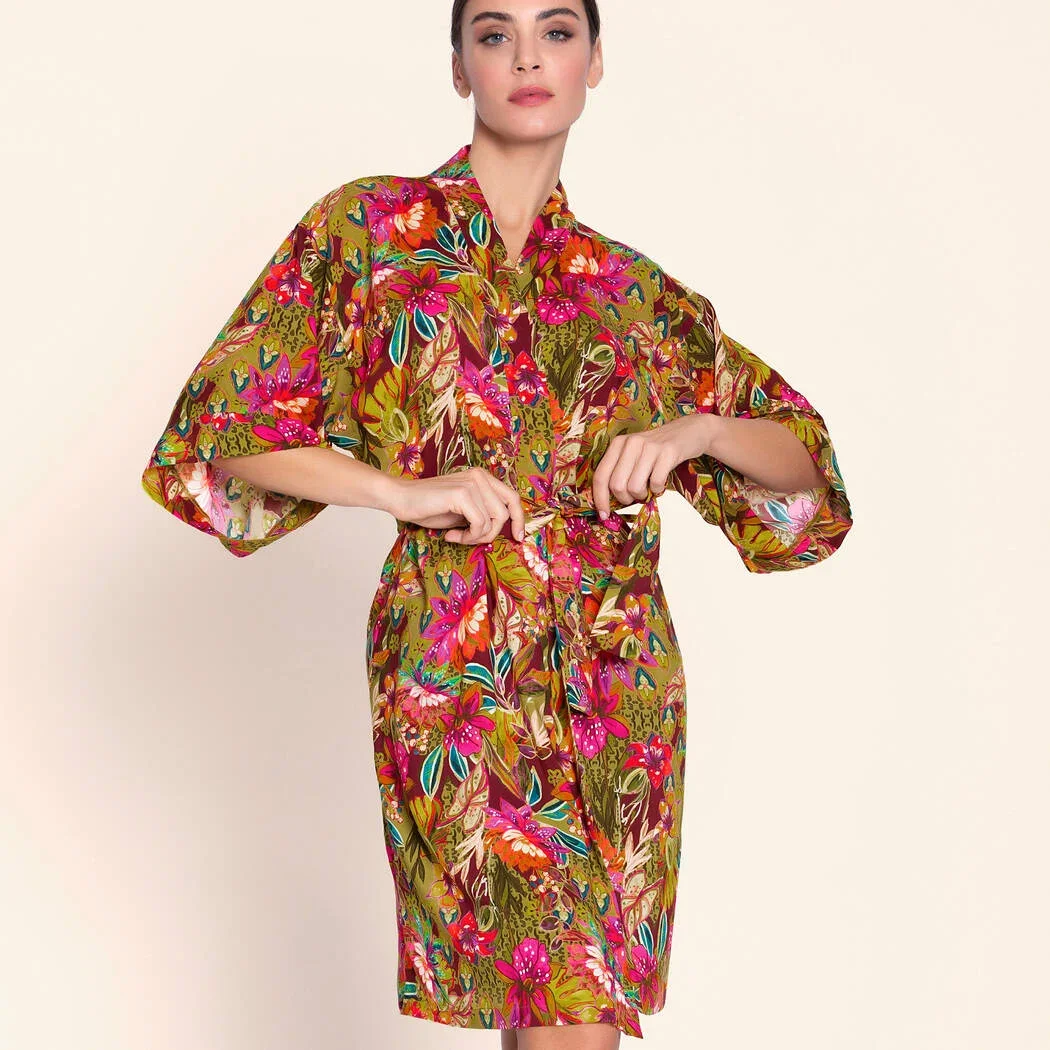 Lise Charmel Danse des Fleurs Robe  Fushia Vert