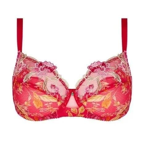 Forêt Rubis Demi-Cup Bra Santal Rouge