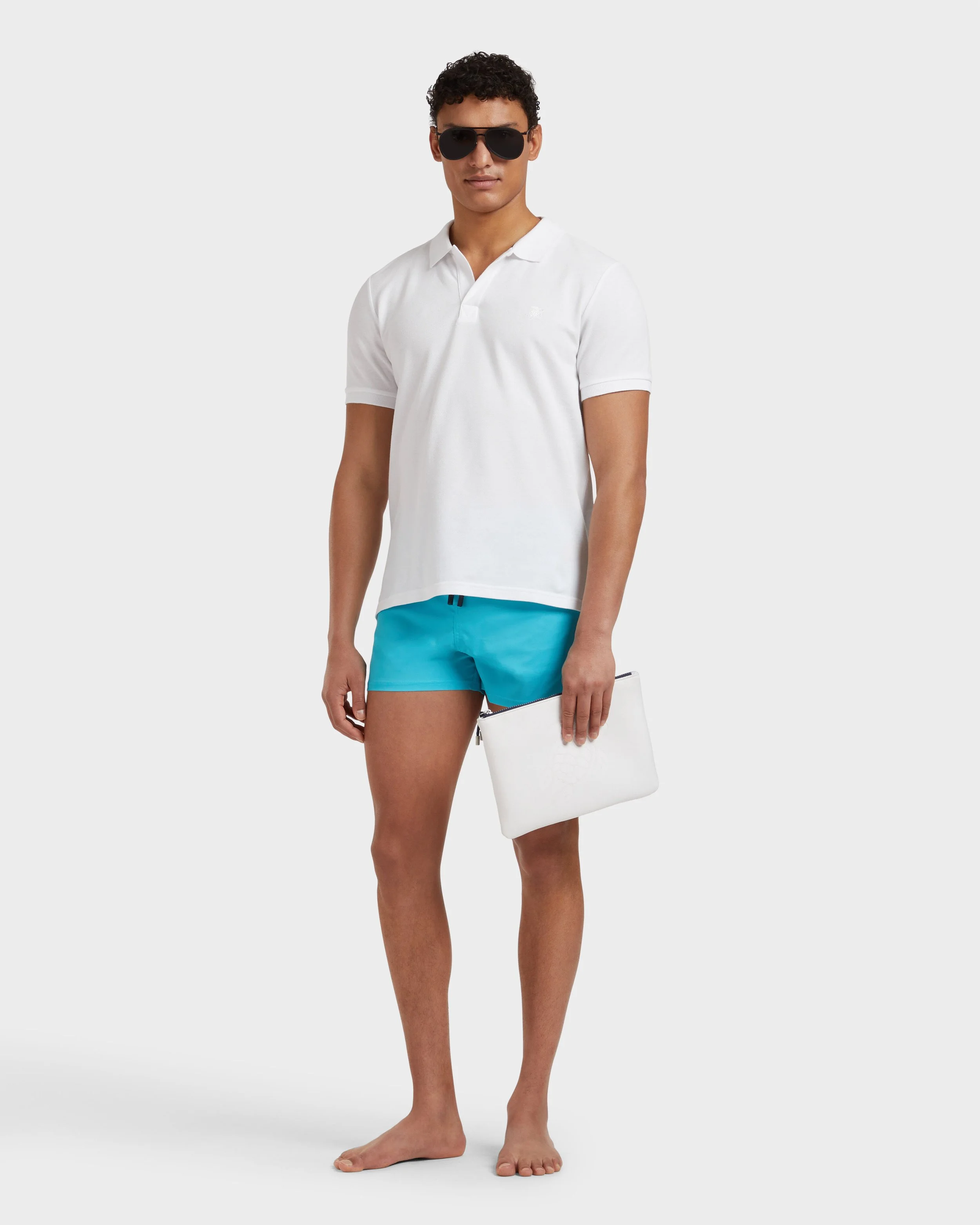 Cotton Polo Solid WHITE