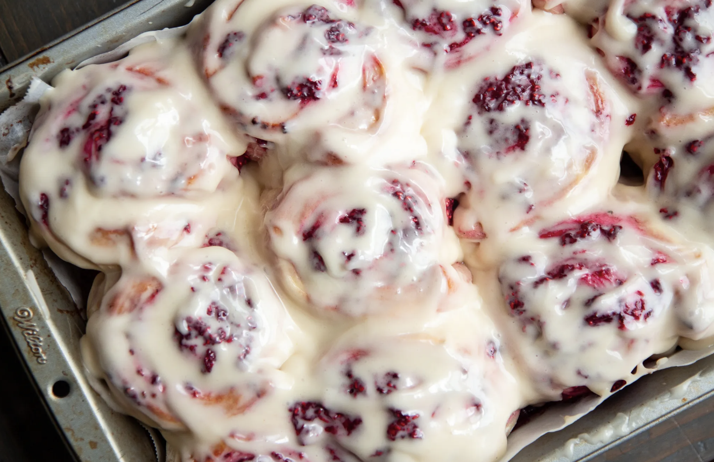 Raspberry Cream Cheese Morning Buns