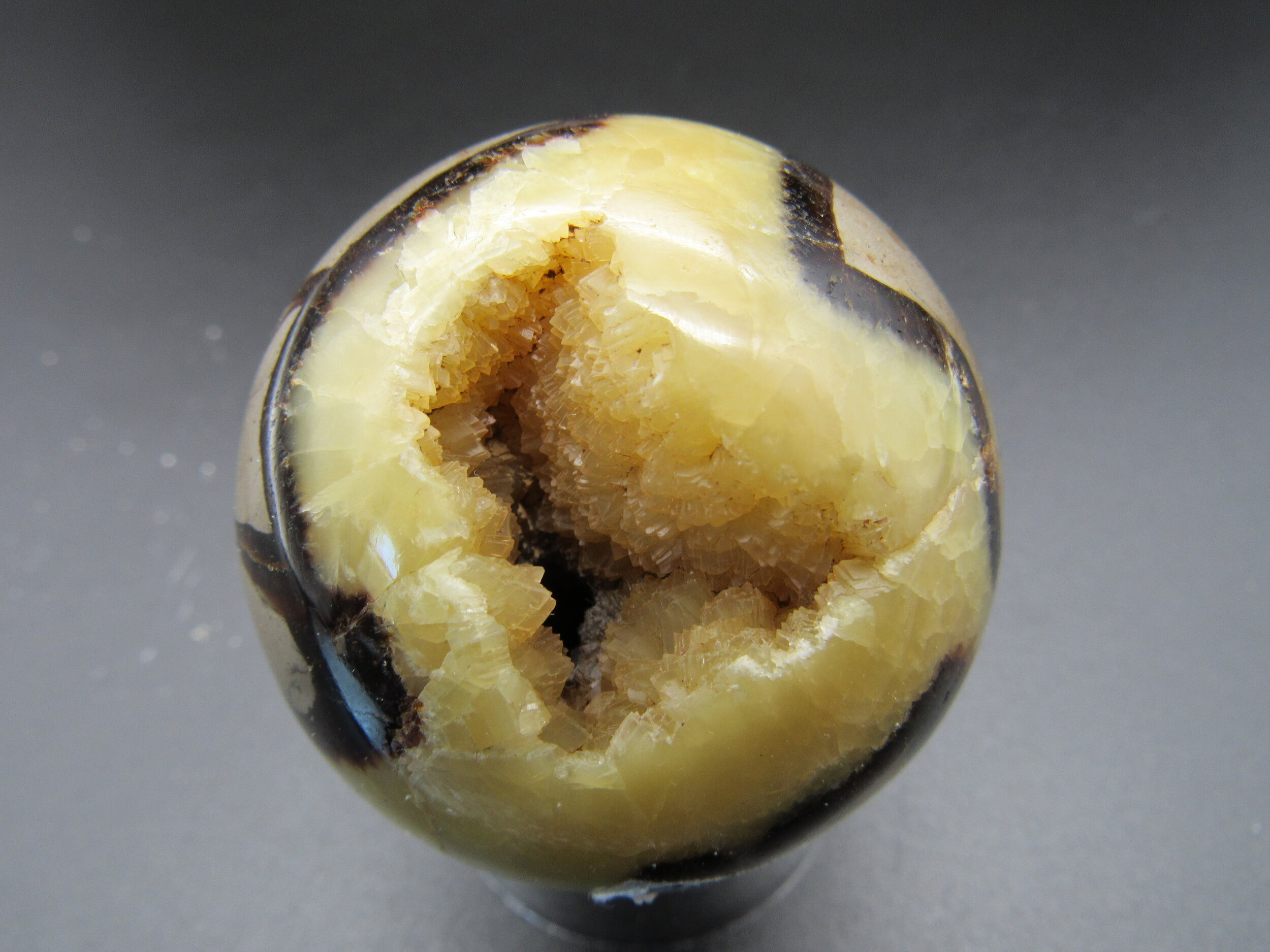 Septarian Stone Sphere  -  Madagascar