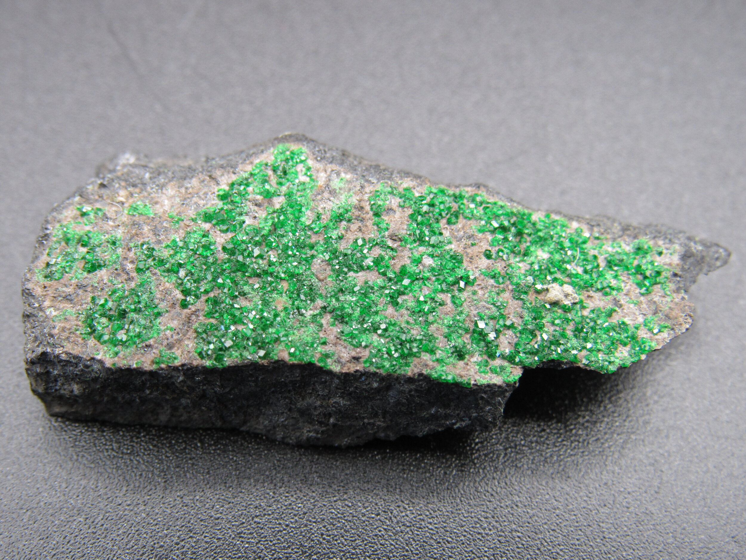 Garnet (var. Uvarovite)  -  Russia