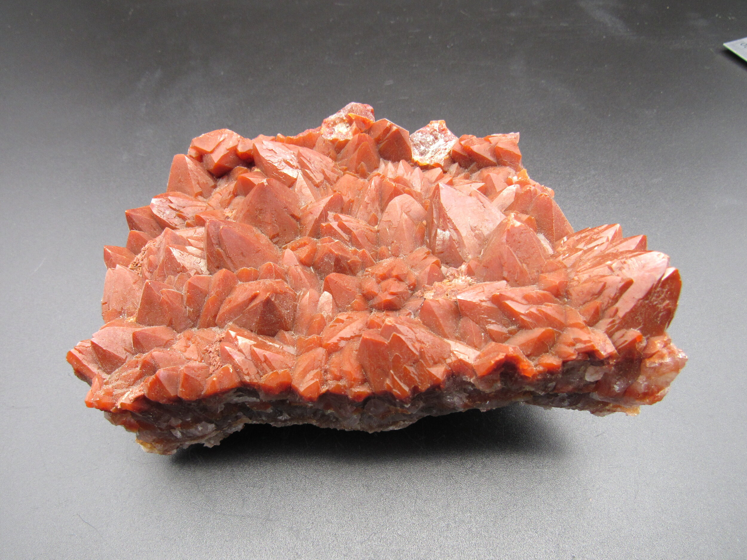 Quartz included with Hematite  -  Morocco