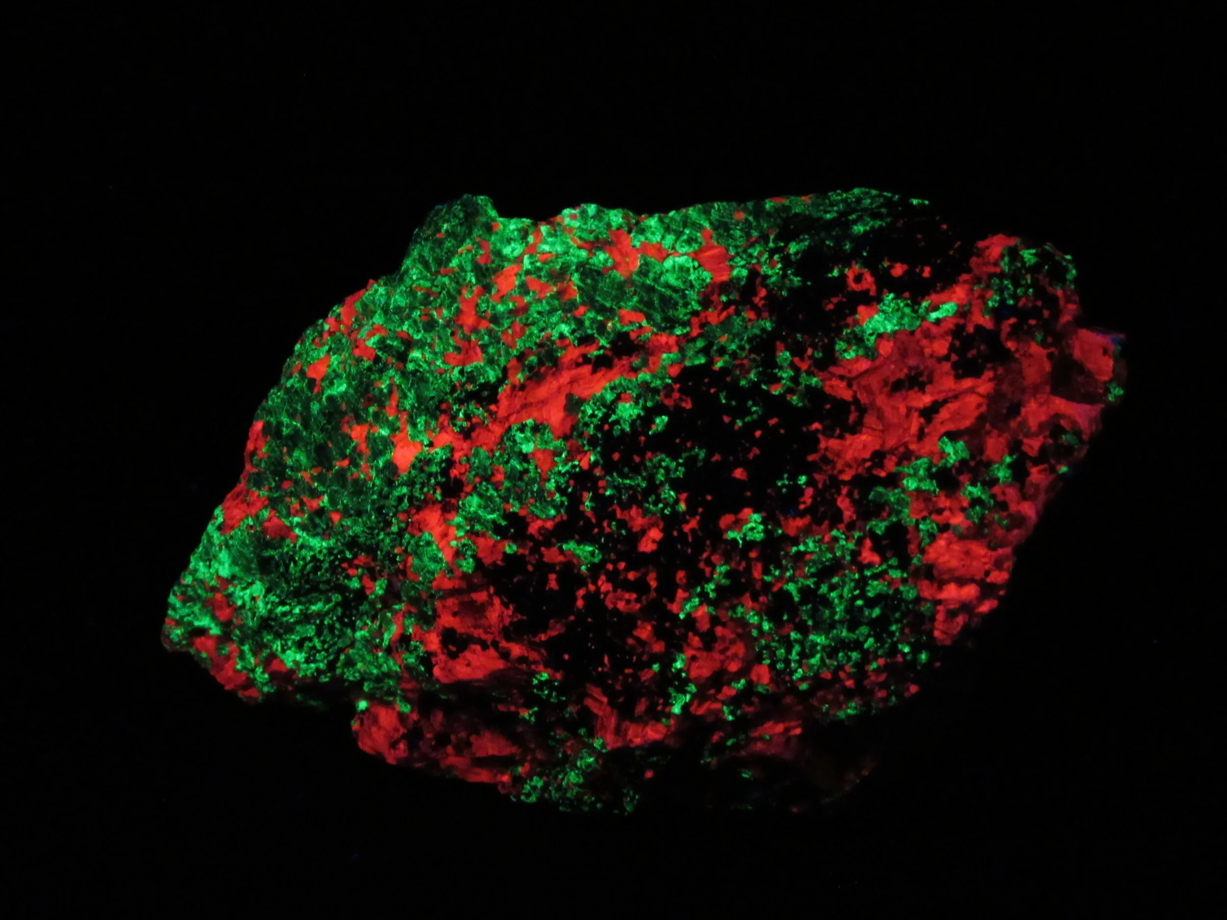 Franklinite, Willemite &amp; Calcite  - Franklin, New Jersey