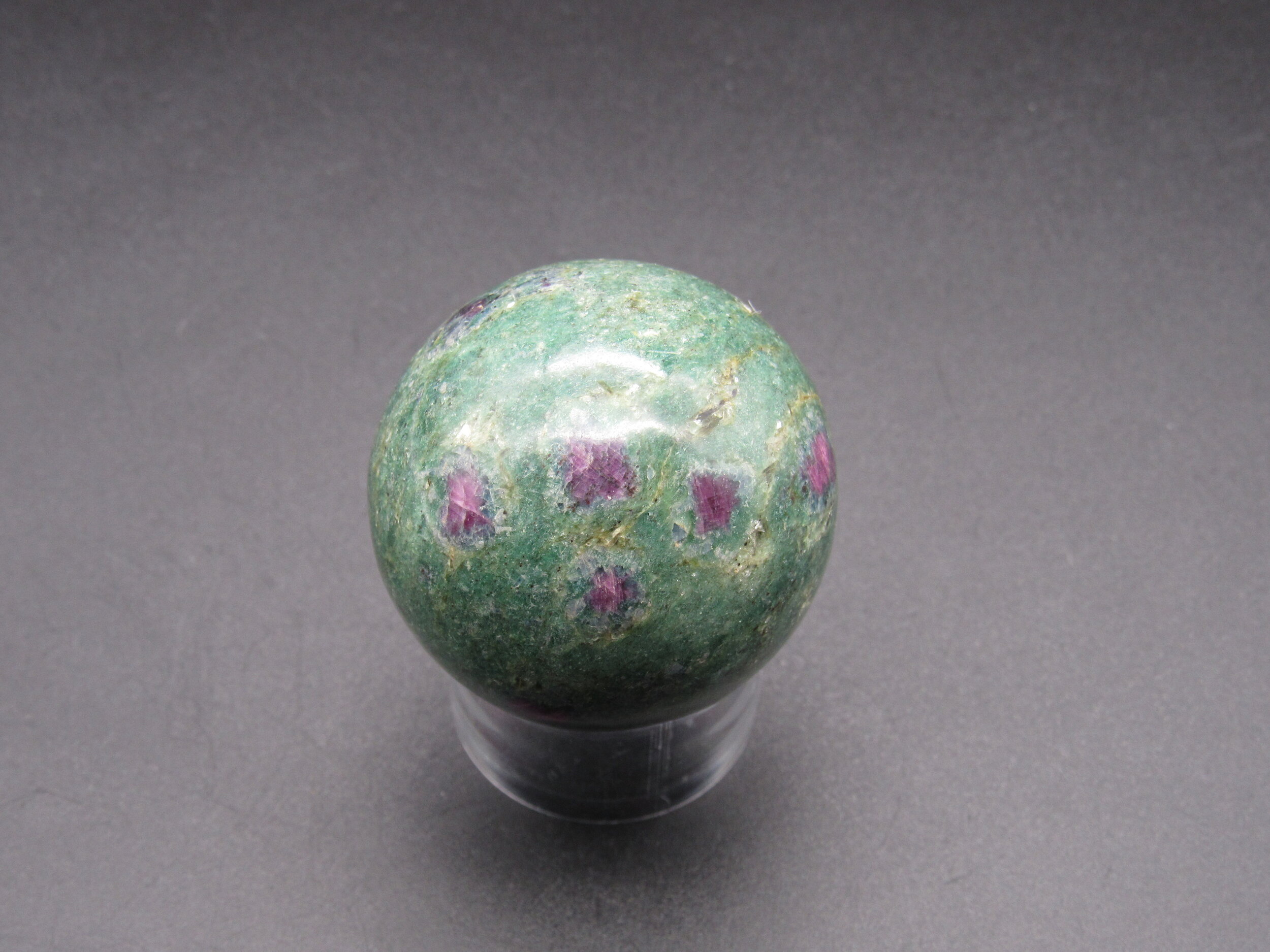 Ruby and Fuchsite Sphere