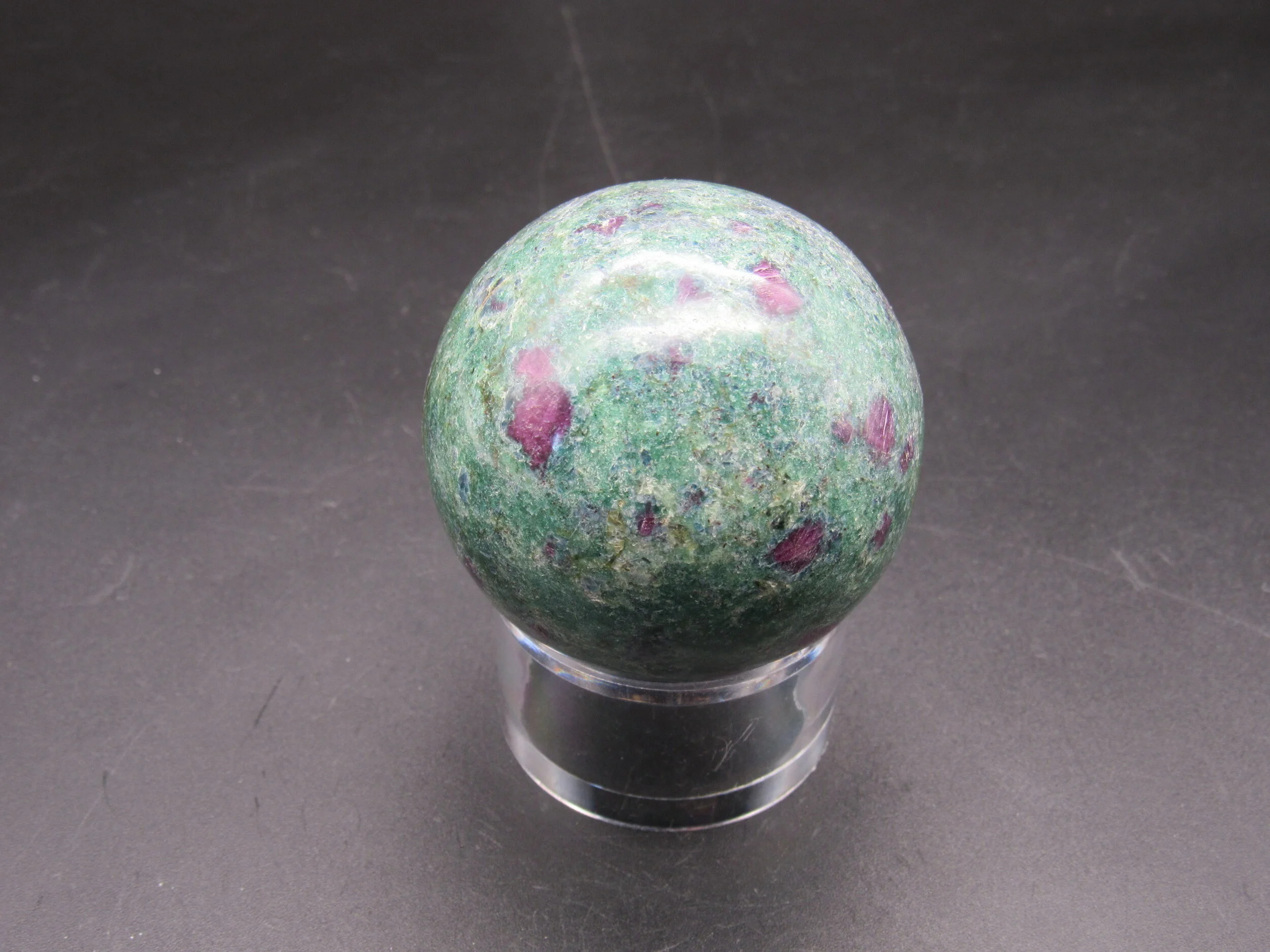 Ruby and Fuchsite Sphere