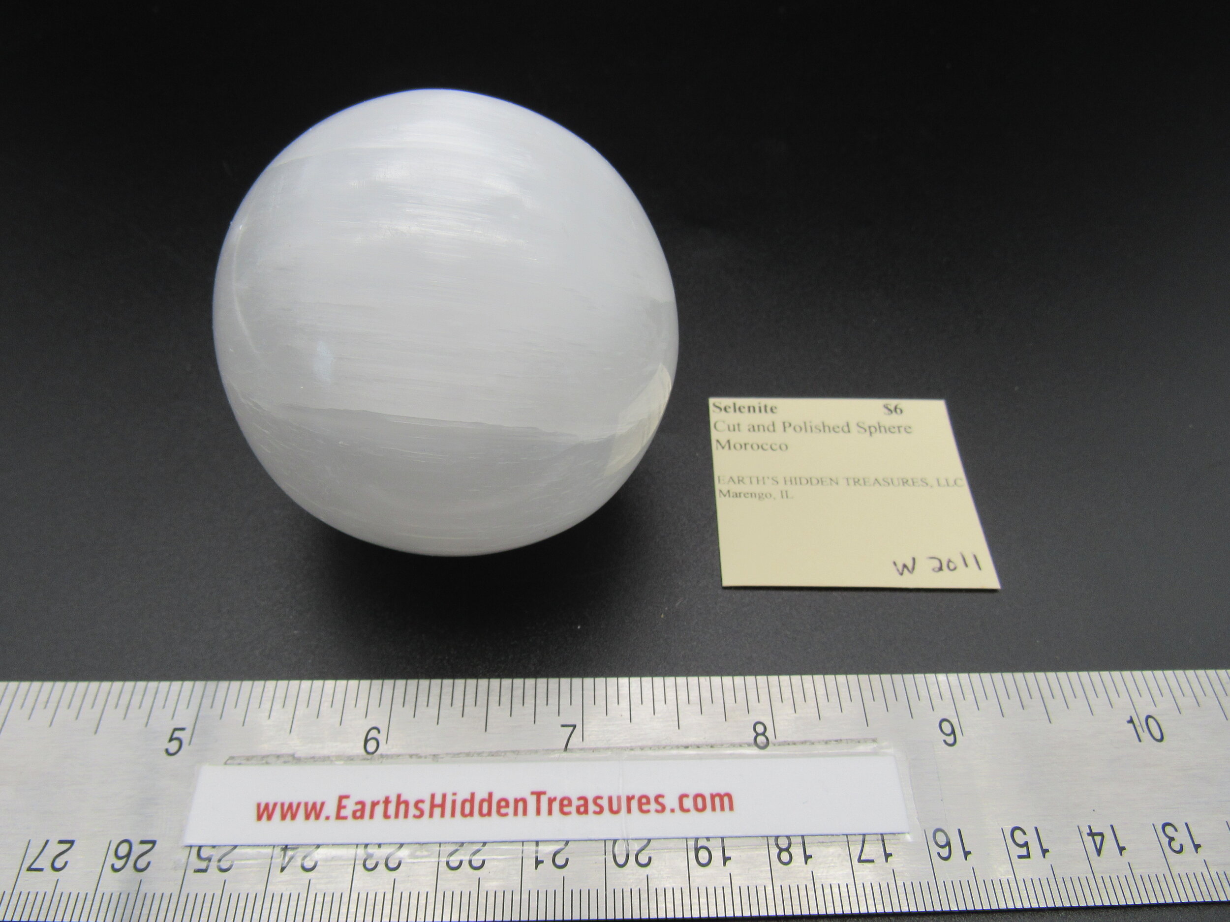 Selenite Sphere - Morocco
